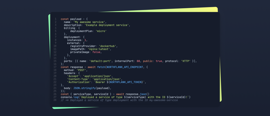 Header image for changelog: Northflank CLI & Extended API