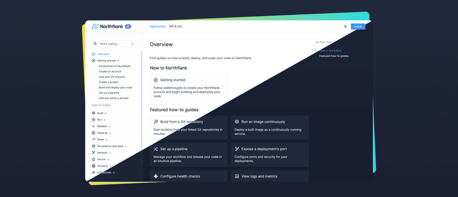 Header image for changelog: New Application Documentation