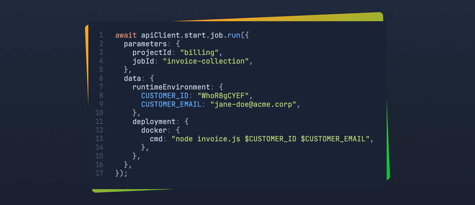 Header image for changelog: Dynamic Runtime Configuration for Jobs, Improvements to API,  Addons and Templates