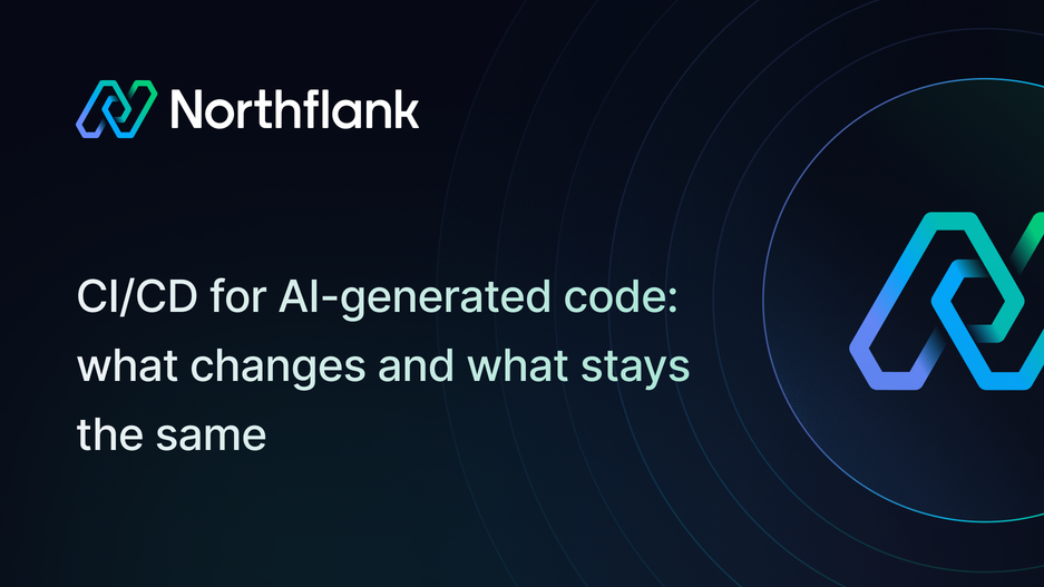 Header image for blog post: CI/CD for AI-generated code: what changes and what stays the same