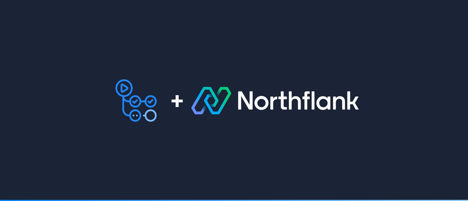 Header image for blog post: Use a GitHub Action to deploy to Northflank