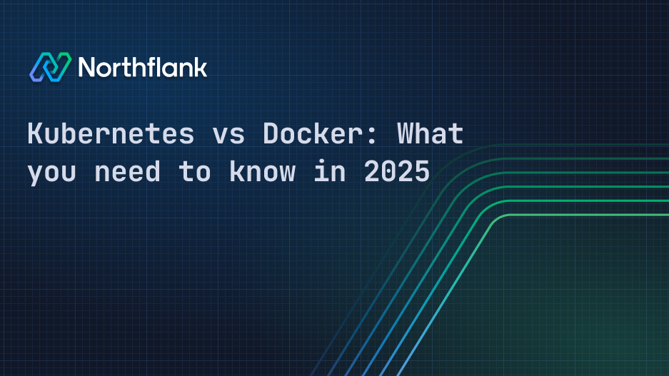 Header image for blog post: Kubernetes vs Docker: What you need to know in 2025