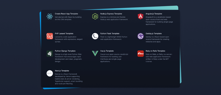 Header image for changelog: Templates & External Deployments
