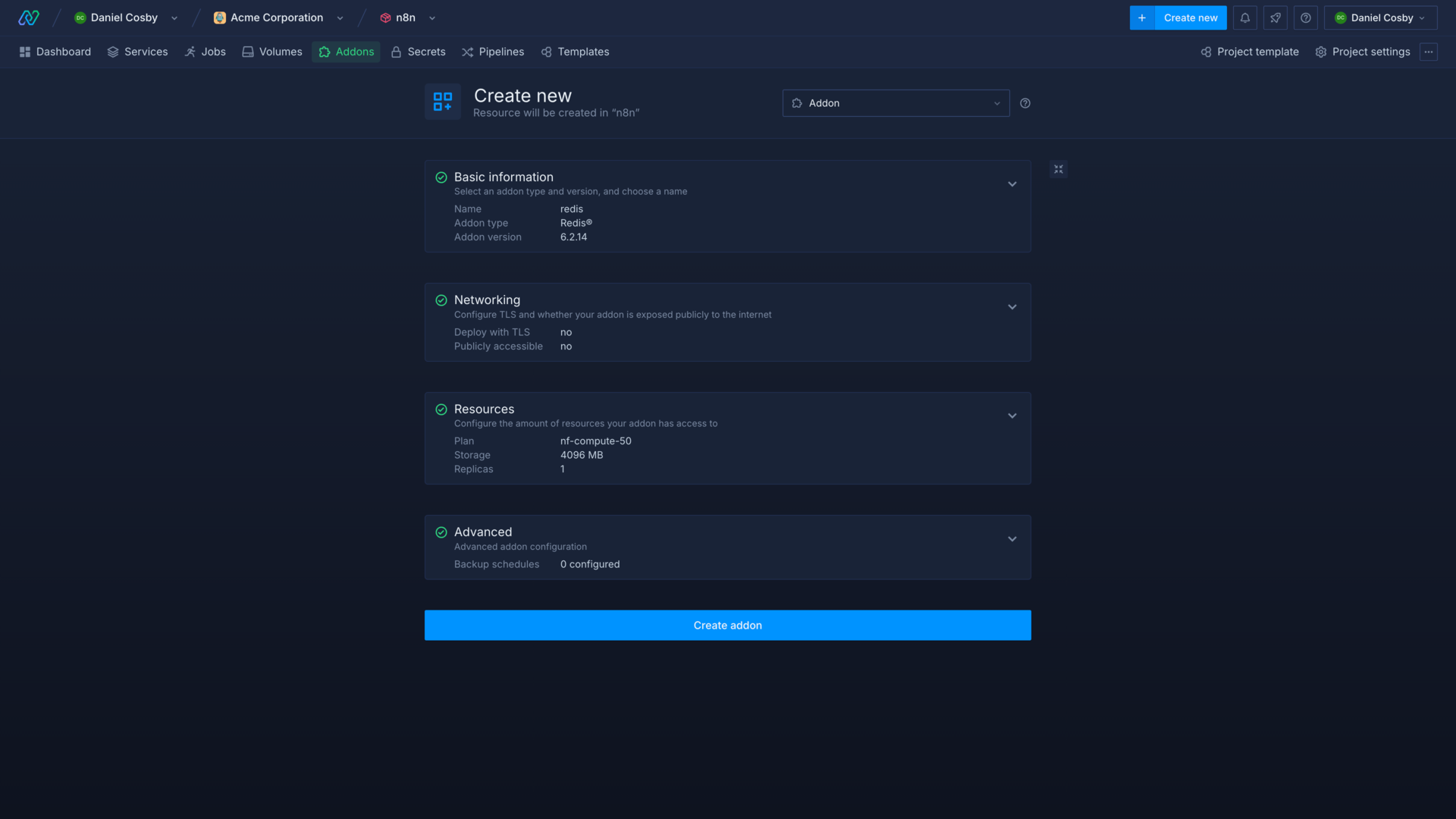 Deploying Redis on Northflank