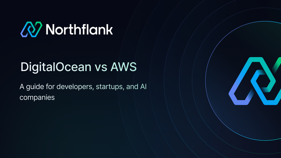 Header image for blog post: DigitalOcean vs AWS: A guide for developers, startups, and AI companies