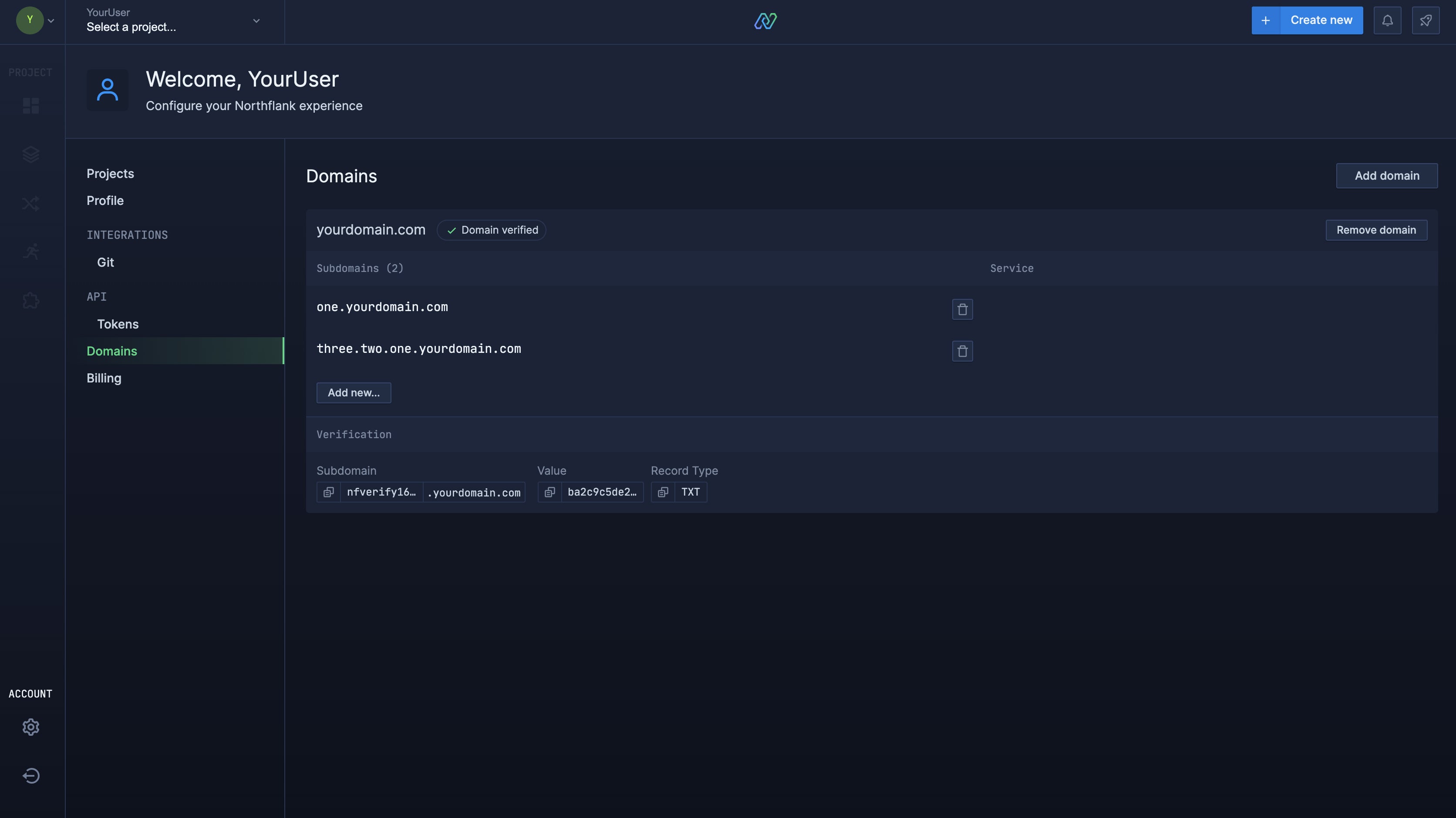 Subdomains