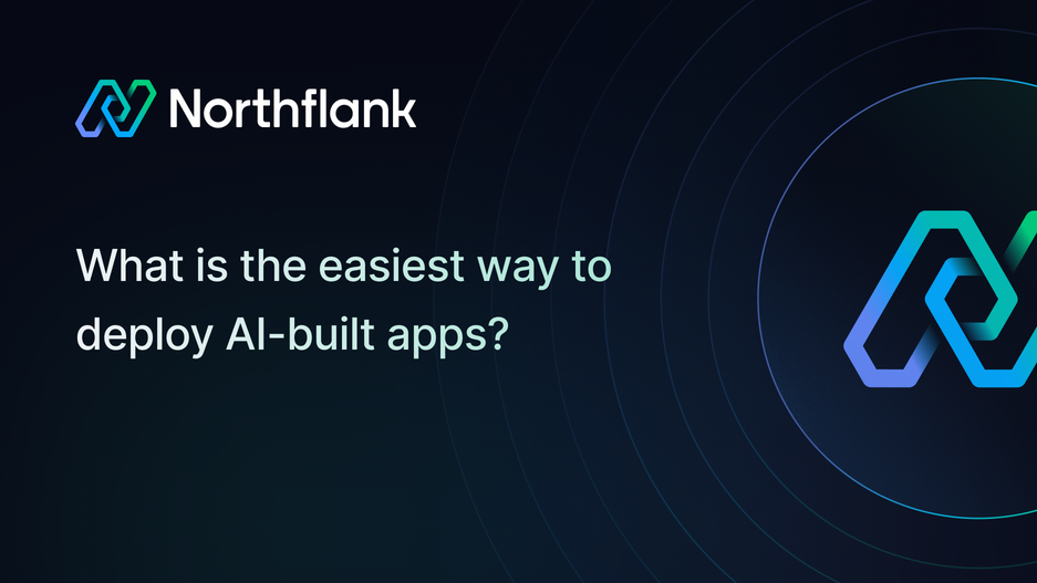 Header image for blog post: What is the easiest way to deploy AI-built apps?