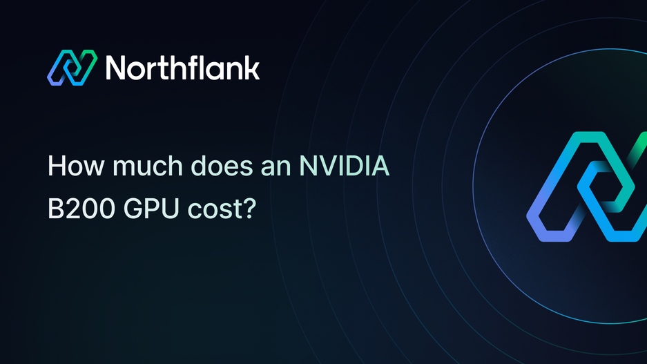 Header image for blog post: How much does an NVIDIA B200 GPU cost?