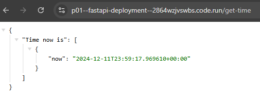 The FastAPI Postgres request response