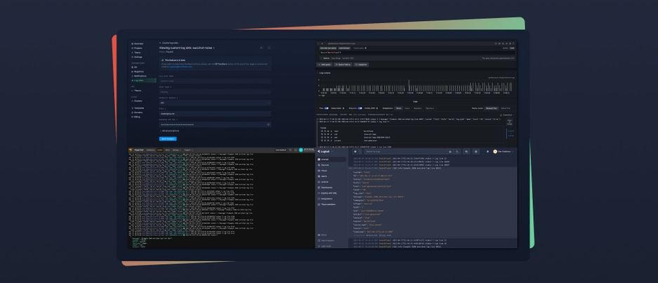 Header image for changelog: Introducing Log Sinks