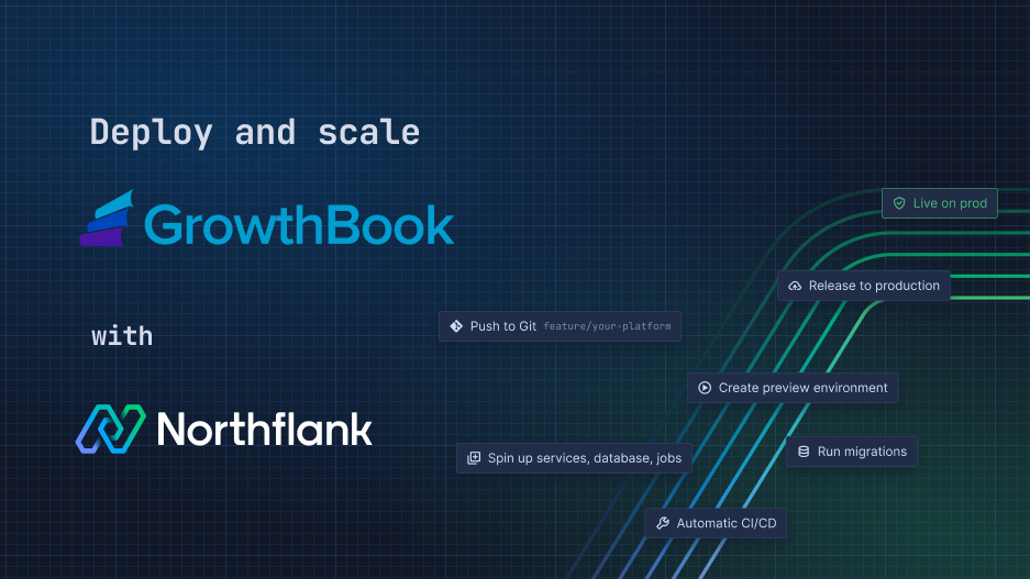 Header image for blog post: Deploy GrowthBook on Northflank
