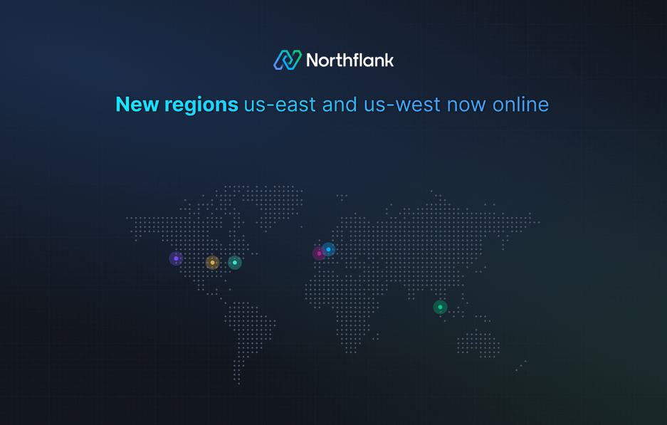 Header image for changelog: Introducing new regions: US East and US West