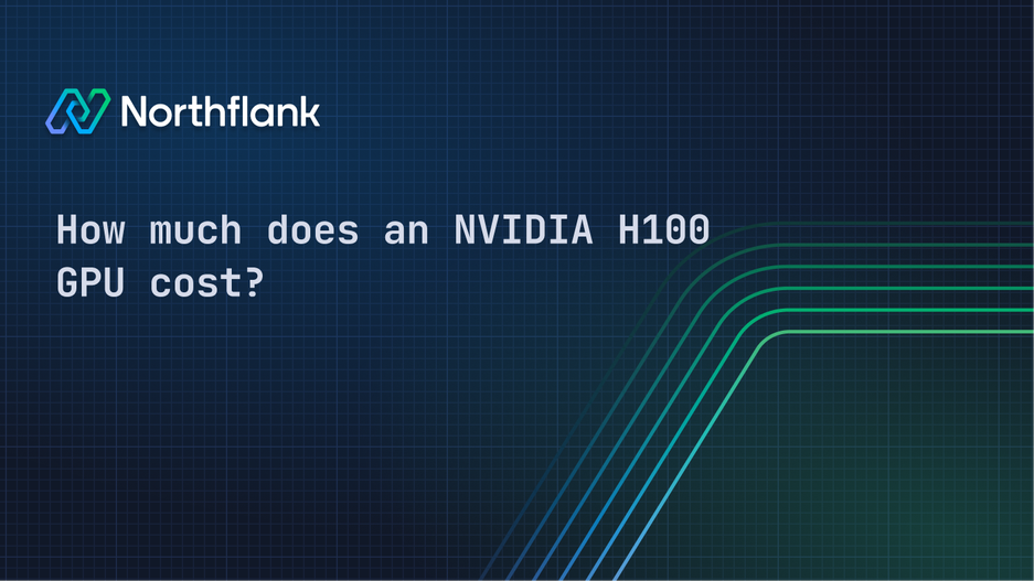 Header image for blog post: How much does an NVIDIA H100 GPU cost?