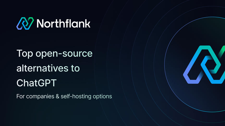Header image for blog post: Top open-source alternatives to ChatGPT for companies: Self-hosting options