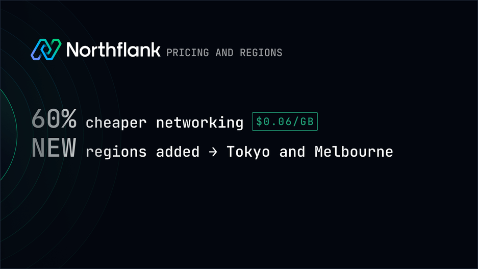 Header image for changelog: We reduced network pricing & introduced Melbourne and Tokyo