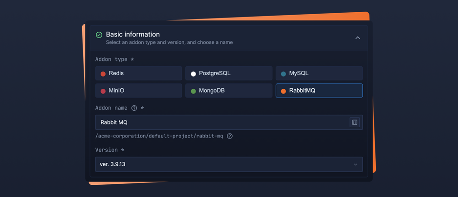 Header image for changelog: Introducing Managed RabbitMQ - build and scale with queues and message brokers