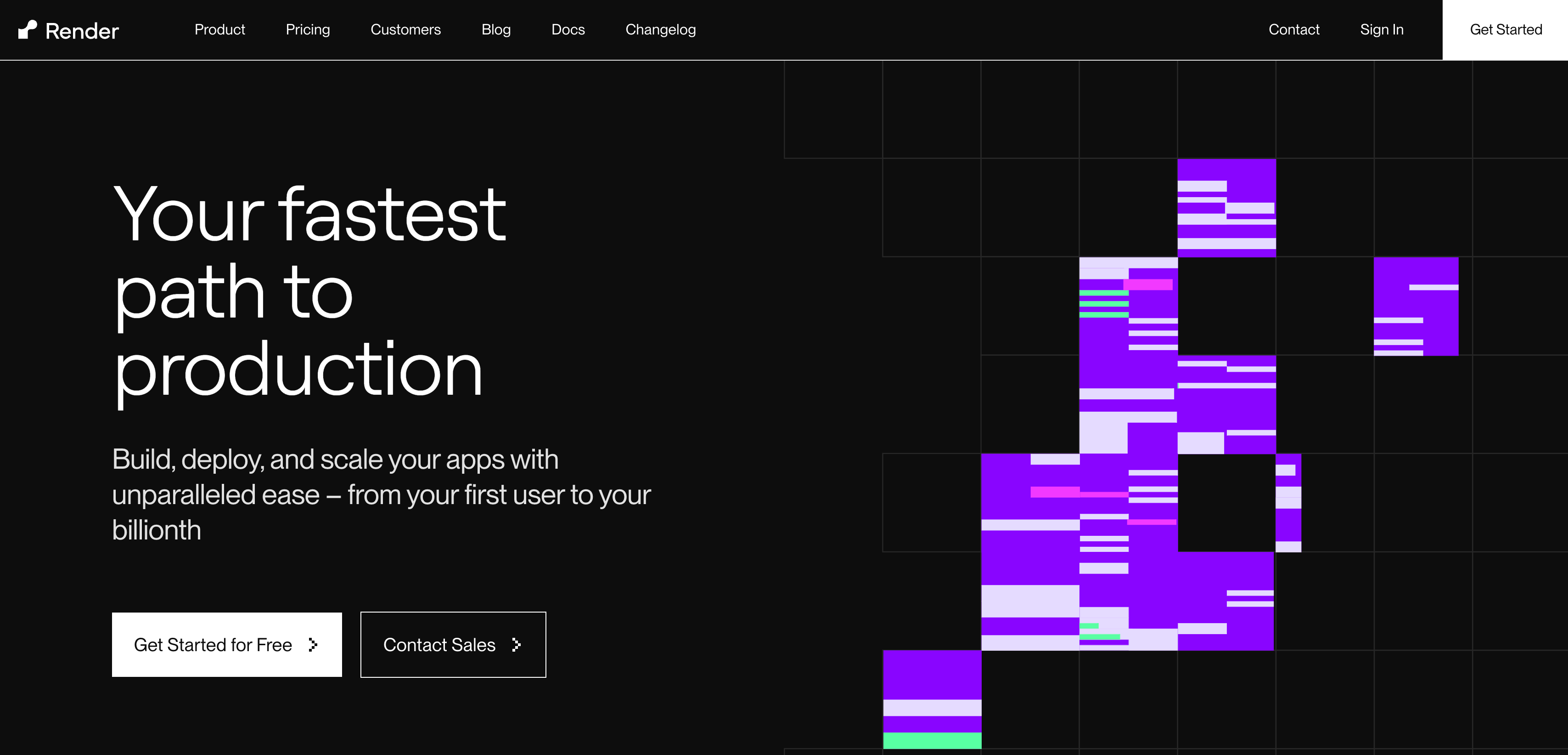 render's home page.png