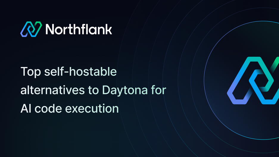 Header image for blog post: Top self-hostable alternatives to Daytona for AI code execution